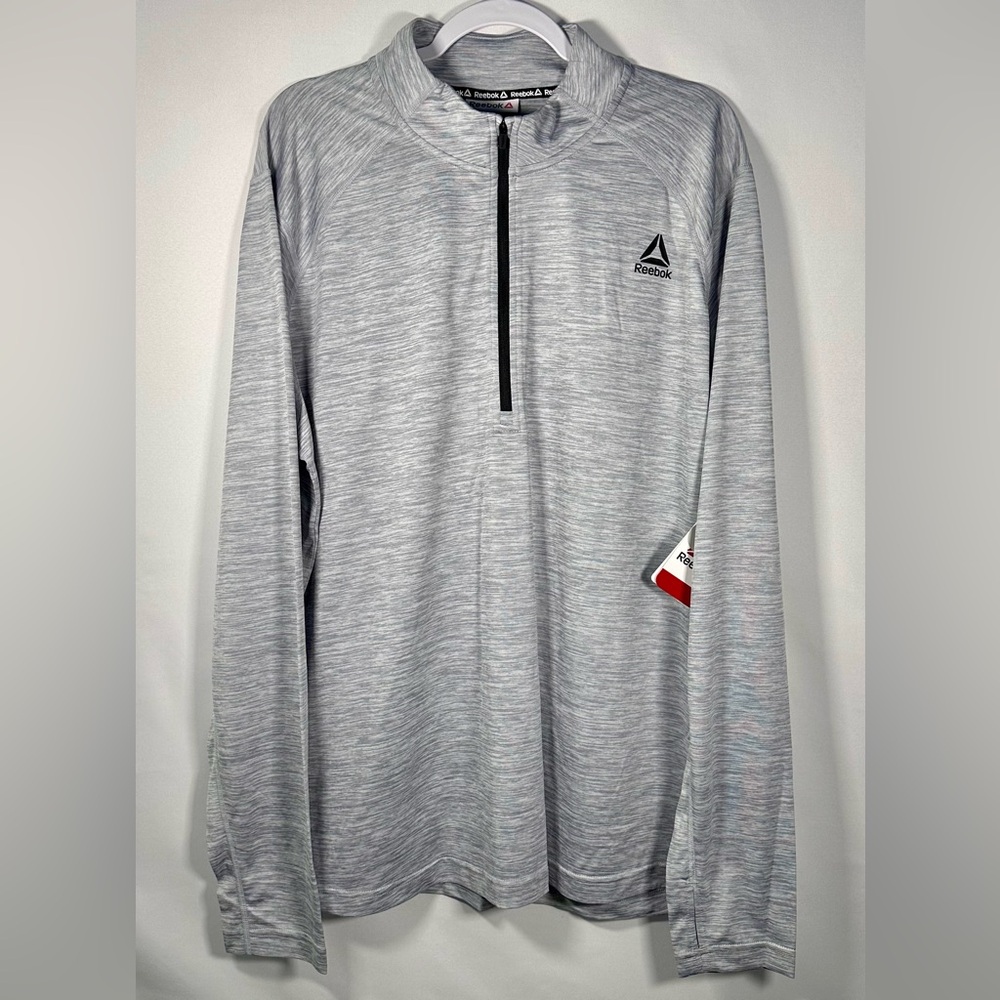 Reebok Men’s Trail Quarter-Zip Active Pullover Sweatshirt Size 2XL